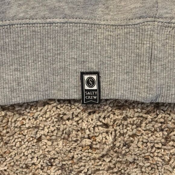 Salty Crew Ladies Gray Crew Neck Sweatshirt Size Large - Picture 6 of 8